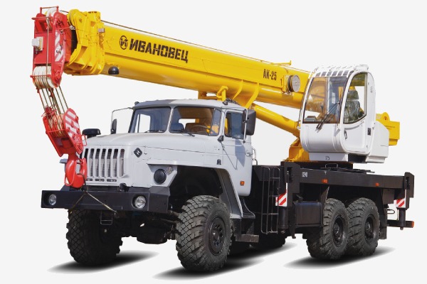 Автокран Ивановец КС-45717-1Р 25 тонн